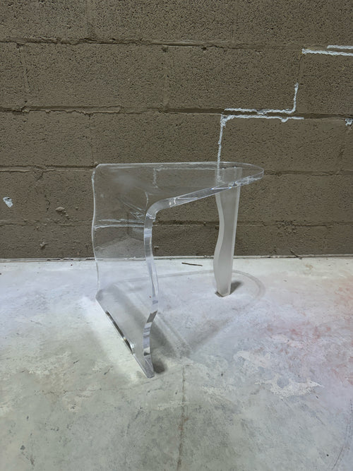 Mid Century Lucite Side Table