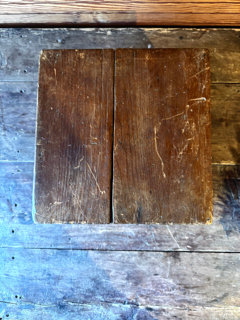 Primitive Solid Wood Storage Box