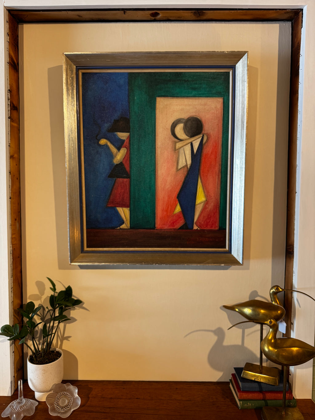 Original signed Carlos Marin oil painting, dated 1957