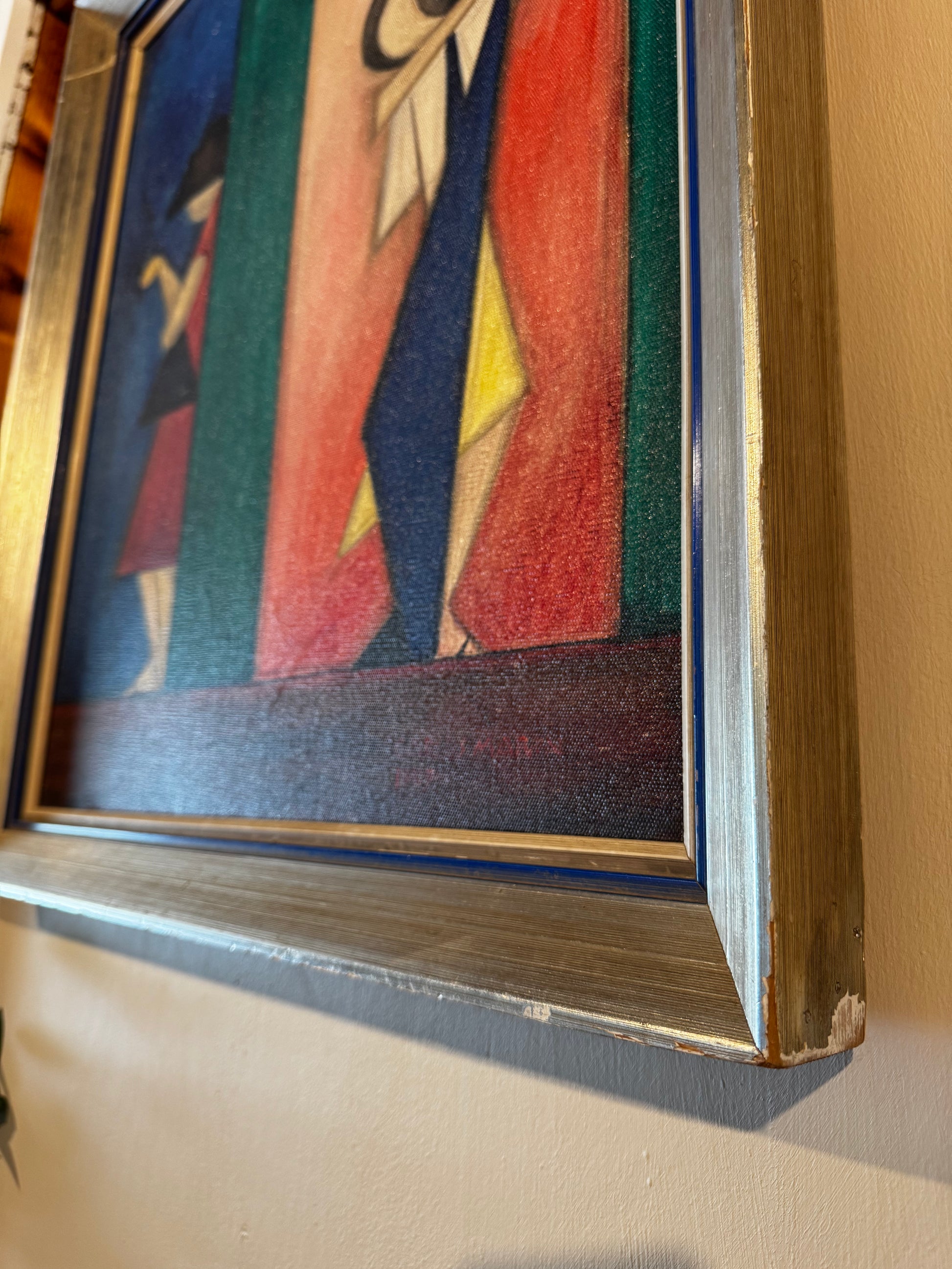 Original signed Carlos Marin oil painting, dated 1957